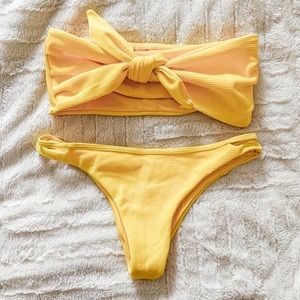 Yellow Zaful Bathing Suit